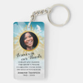 Graven van de hemel - Memorial Foto Sleutelhanger (achterkant)