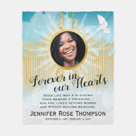 Graven van de hemel - Memorial Tribute Fleece Deken