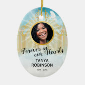 Graven van de hemel - Memorial Tribute Keramisch Ornament (Voorkant)