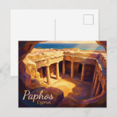 Graven van de Koningen Cyprus Briefkaart (Voorkant / Achterkant)