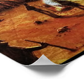 "Graven van Wrath" Steinbeck-Poster Poster (Hoek)