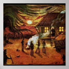 "Graven van Wrath" Steinbeck-Poster Poster