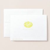 Gravende uil Feestdagen Folie Kaarten (Met envelop)