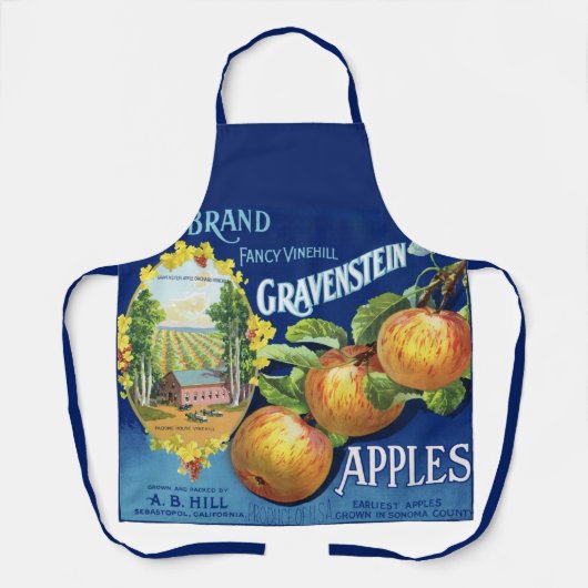 Gravenstein Appels All-Over Print Schort (Voorkant)