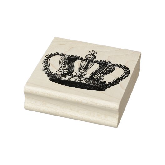 Graveren kroon rubberstempel (Stempel)