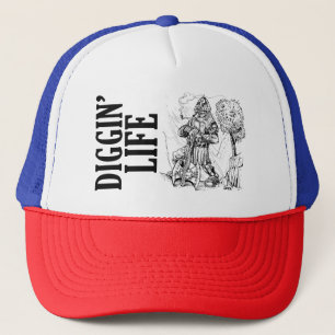 Gravers Leven Trucker Hoed Pet
