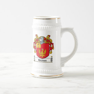 Graves Family Crest Bierpul