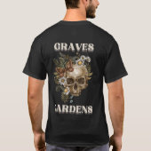 Graves Gardens Aesthetische Dark Retro Rock Mannen T-shirt (Achterkant)