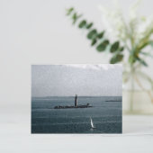 Graves Light in Boston Harbour Briefkaart (Staand voorkant)