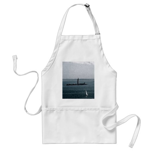 Graves Light in Boston Harbour Standaard Schort (Voorkant)