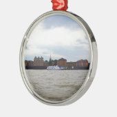 Gravesend in Kent. Metalen Ornament (Links)
