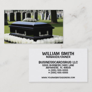 Graveside Service Uitvaart Home Director Visitekaartje