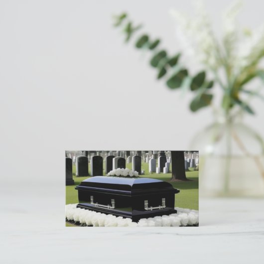 Graveside Service Uitvaart Home Director Visitekaartje (Staand voorkant)