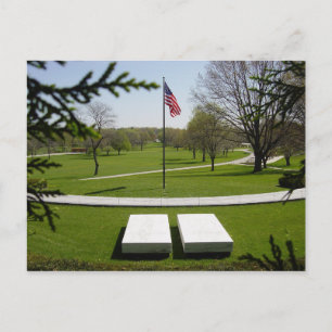 Gravesite, President Herbert en Lou Hoover, Iowa Briefkaart