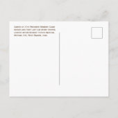 Gravesite, President Herbert en Lou Hoover, Iowa Briefkaart (Achterkant)