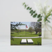 Gravesite, President Herbert en Lou Hoover, Iowa Briefkaart (Staand voorkant)