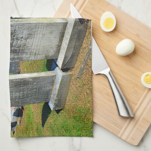 Gravestone Dish Towel Theedoek (Quarter Fold)