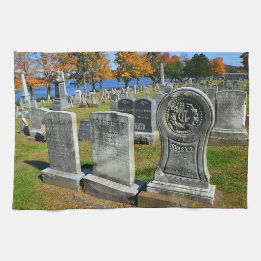 Gravestone Dish Towel Theedoek (Horizontaal)
