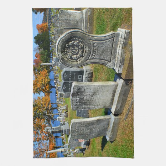 Gravestone Dish Towel Theedoek (Verticaal)