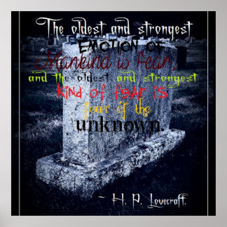 Gravestone Halloween 24-inch x 24-inch Poster Matt