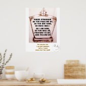 GRAVESTONE, PAUZE STRANGER JOKE poster (Keuken)