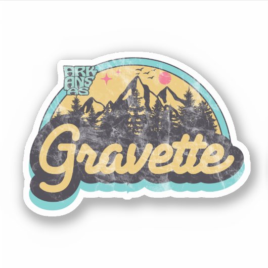 Gravette, Arkansas Sticker (Voorkant)