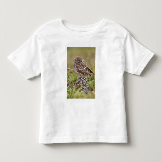 Graveuil, Athene cunicularia, Cape Coral, Kinder Shirts (Voorkant)