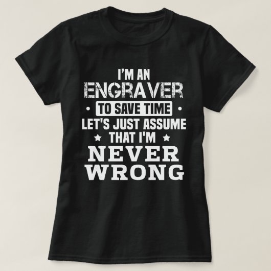 graveur t-shirt (Design voorkant)