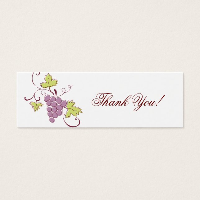 Gravevine Gift Labels Mini Visitekaartjes (Voorkant)