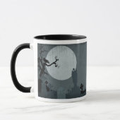 Graveyard and Full Moon for Halloween Mok (Links)