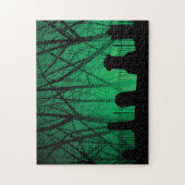 Graveyard and Trees Background Legpuzzel (Verticaal)