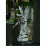 Graveyard Angel Staand Fotobeeldje<br><div class="desc">Angel Gravestone op het kerkhof,  begrafenisarchitectuur uit Praag</div>