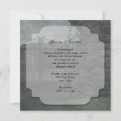 Graveyard bij Dusk Halloween Party Kaart (Voorkant)