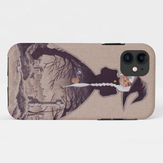 Graveyard Case-Mate iPhone Case (Achterkant (horizontaal))