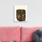 Graveyard Classics Oude Horror Monster Poster Canvas Afdruk (Insitu (Woonkamer))