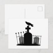 Graveyard Crow Briefkaart (Voorkant / Achterkant)