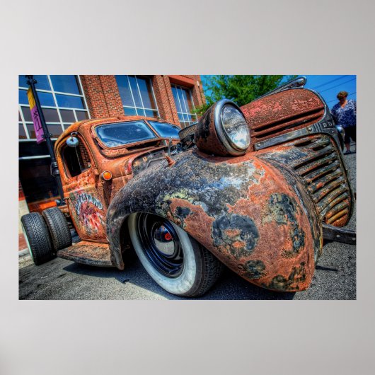 Graveyard Customs Rat Dodge Poster (Voorkant)