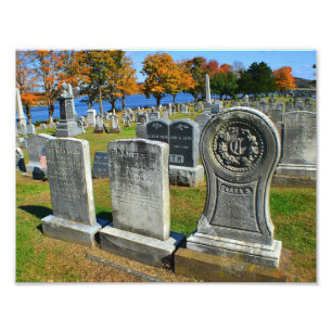 Graveyard foto Print Foto Afdruk