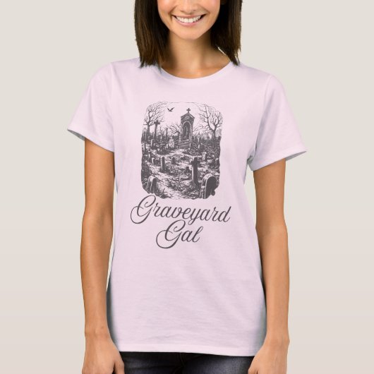 Graveyard Gal T-shirt (Voorkant)