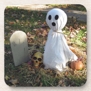 Graveyard, Ghost en Pumpkin Drankjes Onderzetter