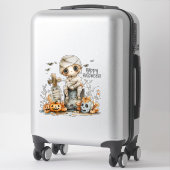 Graveyard Giggles - Het Halloween-moment van een m Sticker (Koffer)