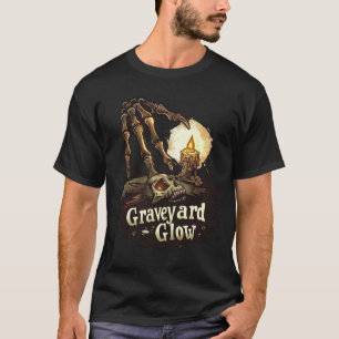 Graveyard Glow - Skelet Halloween T-shirt