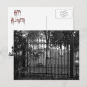 Graveyard Greetings. - BRIEFKAART 1 (Voorkant / Achterkant)