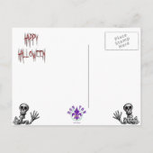 Graveyard Greetings. - BRIEFKAART 1 (Achterkant)