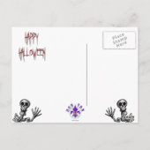 Graveyard Greetings. - BRIEFKAART 3 (Achterkant)