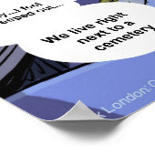 Graveyard Grocery Funny/Sad Poster (Hoek)