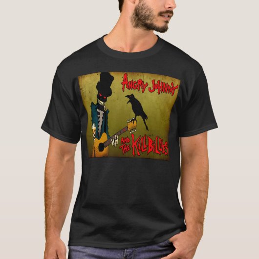 Graveyard Guitar Player T-shirt (Voorkant)