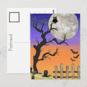 Graveyard Halloween Briefkaart (Voorkant / Achterkant)