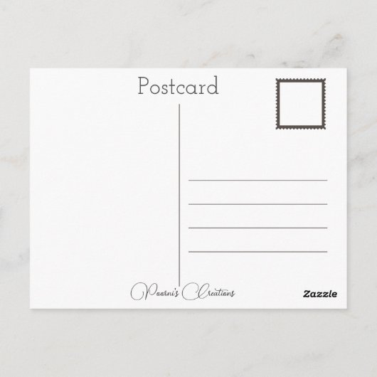 Graveyard Halloween Briefkaart (Achterkant)