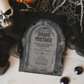 Graveyard Halloween Party Kaart